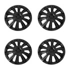 Колпаки колесные R15 "PROFI", черный глянец карбон, комплект 4 шт - Фото 1