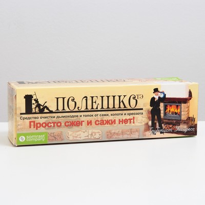 Средство для очистки дымоходов от сажи "Трубочист экспресс" Полешко", 1шт