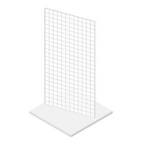 Сетка с П-образной окантовкой 6 мм, пруток - 4 мм, 1200×600 см, белая