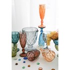 Бокал из стекла Magistro «Круиз», 250 мл, 8×15,3 см, цвет янтарный - фото 4342085