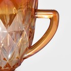 Кувшин стеклянный Magistro «Круиз», 1,1 л, цвет янтарный - фото 4342091