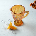 Кувшин для воды Magistro «Круиз», 1.1 л, 14×19.5 см, стекло, цвет янтарный - Фото 6