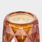 Набор стаканов стеклянных Magistro «Круиз», 350 мл, 8×12,5 см, 6 шт, цвет янтарный - фото 4342106