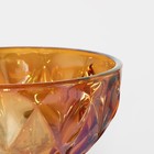 Креманка стеклянная Magistro «Круиз», 350 мл, d=12 см, цвет янтарный - фото 4342114