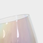 Бокал из стекла для вина Magistro «Иллюзия», 550 мл, 10×24 см, цвет перламутровый - Фото 4
