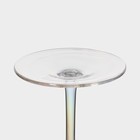 Бокал для вина Magistro «Иллюзия», 550 мл, 10×24 см, стекло, перламутровый - Фото 5