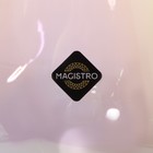 Бокал из стекла для вина Magistro «Иллюзия», 550 мл, 10×24 см, цвет перламутровый - Фото 6