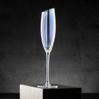 Бокал для шампанского Magistro «Иллюзия», 180 мл, 5.5×27.5 см, стекло, перламутровый - Фото 2
