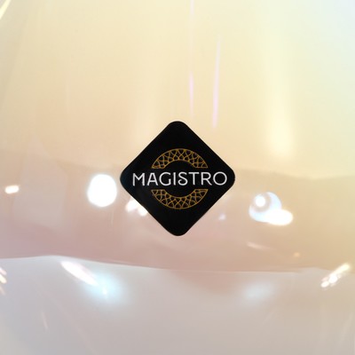 Бокалы для вина Magistro «Иллюзия», 550 мл, 10×24 см, набор 6 шт., стекло, перламутровые