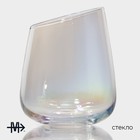 Набор стаканов стеклянных Magistro «Иллюзия», 450 мл, 9,3×11,5 см, 6 шт, цвет перламутровый - фото 4342146