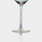 Набор бокалов из стекла для вина Magistro «Иллюзия», 550 мл, 10×24 см, 2 шт, цвет перламутровый - фото 4342159