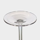 Набор бокалов из стекла для вина Magistro «Иллюзия», 550 мл, 10×24 см, 2 шт, цвет перламутровый - фото 4342162
