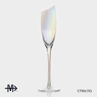 Бокалы для шампанского Magistro «Иллюзия», 180 мл, 5.5×27.5 см, набор 2 шт., стекло, перламутровые - Фото 2