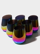 Стаканы Magistro «Иллюзия», 450 мл, 9.5×11.5 см, набор 6 шт., стекло, хамелеоны - Фото 1