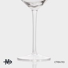 Бокал из стекла для вина Magistro «Иллюзия», 550 мл, 10×24 см, цвет прозрачный - Фото 2