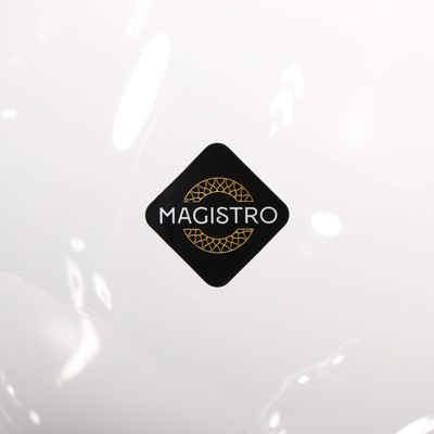 Бокалы для вина Magistro «Иллюзия», 550 мл, 10×24 см, набор 6 шт., стекло, прозрачные