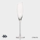 Набор бокалов из стекла для шампанского Magistro «Иллюзия», 180 мл, 5,5×27,5 см, 6 шт - Фото 2