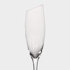 Набор бокалов из стекла для шампанского Magistro «Иллюзия», 180 мл, 5,5×27,5 см, 6 шт - Фото 4