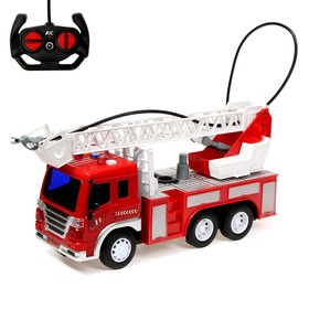 Машина радиоуправляемая «Пожарная охрана», стреляет водой, 1:16, работает от аккумулятора, уценка