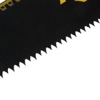 Ножовка по дереву ТУНДРА, 500 мм, шаг 6 мм, 4 TPI, тефлоновое покрытие, зуб прямой крупный - фото 7482505