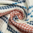 Полотенце вафельное «Этель. Клетка. Вид 2», 33×74±3 см, хлопок 100% 7546543 - фото 699826
