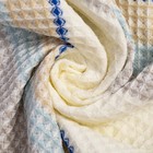 Полотенце вафельное Этель «Клетка» Вид 3, 33×74±3 см, 100% хлопок, 280 г/м² - фото 21456896