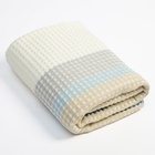 Полотенце банное вафельное «Этель» Waffle, 70×140 см, 100% хлопок, 280 г/м², бежевое - Фото 3