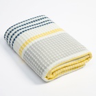 Полотенце банное вафельное «Этель» Waffle, 70×140 см, 100% хлопок, 280 г/м², жёлто-синее - Фото 3