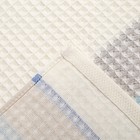 Полотенце вафельное банное «Этель» Waffle, 70×140 см, 100% хлопок, 280 г/м², жёлто-синее - Фото 5