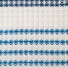 Полотенце вафельное банное «Этель» Waffle 70×140 см, 100% хлопок, 280 г/м², коричнево-голубое - Фото 3