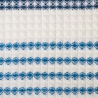 Полотенце банное вафельное «Этель» Waffle 70×140 см, 100% хлопок, 280 г/м², коричневый/голубой - Фото 4