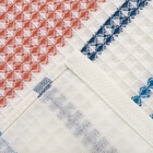 Полотенце банное вафельное «Этель» Waffle 70×140 см, 100% хлопок, 280 г/м², коричневый/голубой - Фото 6