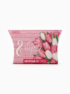 Чай подарочный чёрный «Любви и счастья. 8 Марта», с ванилью и карамелью, 20 г - Фото 2