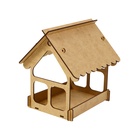Кормушка - конструктор из ХДФ для птиц «Домик», своими руками, 16.5×12.5×19.5 см, Greengo - Фото 10