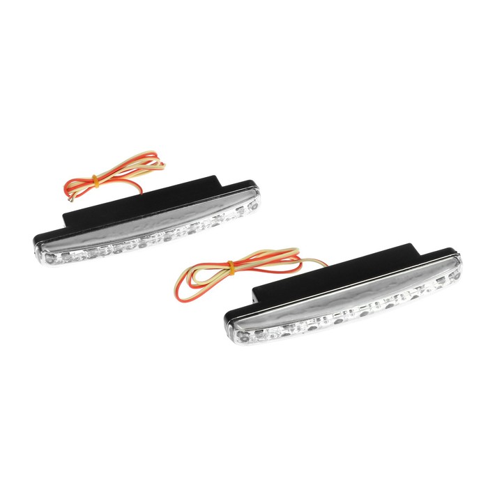 Ходовые огни, дневные, 8 LED, 12 В - Фото 1