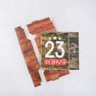 Коробка кондитерская, упаковка, «23 февраля», 20 х 15 х 5 см - Фото 5