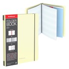Тетрадь А5+, 96 листов в клетку ErichKrause "FolderBook Pastel" на резинке, сьемная жёлтая пластиковая обложка, блок офсет, белизна 100% - фото 10120822