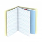 Тетрадь А5+, 96 листов в клетку ErichKrause "FolderBook Pastel" на резинке, сьемная жёлтая пластиковая обложка, блок офсет, белизна 100% 7627117 - фото 16436259