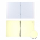 Тетрадь А5+, 96 листов в клетку ErichKrause "FolderBook Pastel" на резинке, сьемная жёлтая пластиковая обложка, блок офсет, белизна 100% 7627117 - фото 16436261