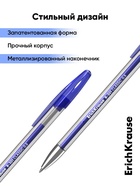 Ручка гелевая ErichKrause. R-301 Classic Gel Stick, синий стержень, узел 0.5 мм - Фото 5