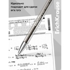Ручка гелевая ErichKrause R-301 Classic Gel Stick, узел 0.5 мм, чернила чёрные, длина линии письма 600 метров - Фото 4