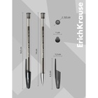 Ручка гелевая ErichKrause R-301 Classic Gel Stick, узел 0.5 мм, чернила чёрные, длина линии письма 600 метров - Фото 5