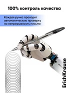 Ручка гелевая ErichKrause R=301 Classic Gel Stick, узел 0.5 мм, чёрная, для ОГЭ и ЕГЭ - Фото 5