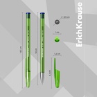 Ручка гелевая ErichKrause R-301 Spring Gel Stick, чернила синие, узел 0.5 мм, длина линии письма 600 метров 7627126 - фото 5093056