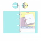 Тетрадь на кольцах А5, 80 листов в клетку ErichKrause "Pastel Mint", пластиковая обложка, блок офсет, белизна 100%, мятная - фото 21457271