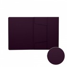 Папка на резинке А5+, 600 мкм, ErichKrause Matt Blackberry Marsala, корешок 30 мм, ароматизированная, до 300 листов, тиснение "песок", микс - фото 24565409