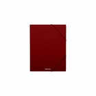 Папка на резинке А5+, 600 мкм, ErichKrause Matt Blackberry Marsala, корешок 30 мм, ароматизированная, до 300 листов, тиснение "песок", микс - фото 24565412