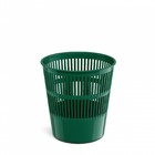 Корзина для бумаг и мусора ErichKrause Classic, 9 литров, пластик, сетчатая, зеленая - фото 318748634
