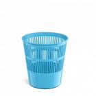 Корзина для бумаг и мусора ErichKrause Pastel, 9 литров, пластик, сетчатая, голубая - Фото 1