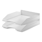 Набор лотков для бумаг ErichKrause Office Classic, набор 3 штуки, белый, СТАКАН В ПОДАРОК! - Фото 3